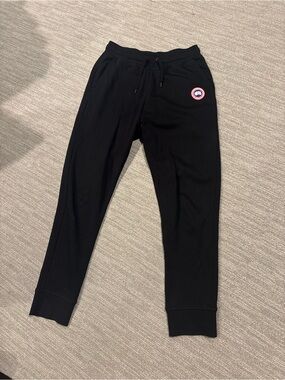 Canada Goose Black Logo Jogger Pants